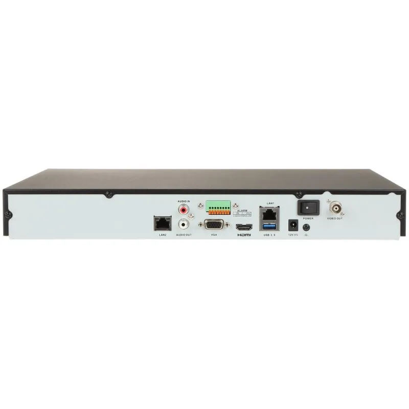 IP-відеореєстратор 16-канальний Hikvision DS-7616NXI-I2/S(E) з розпізнаванням облич для систем відеоспостереження