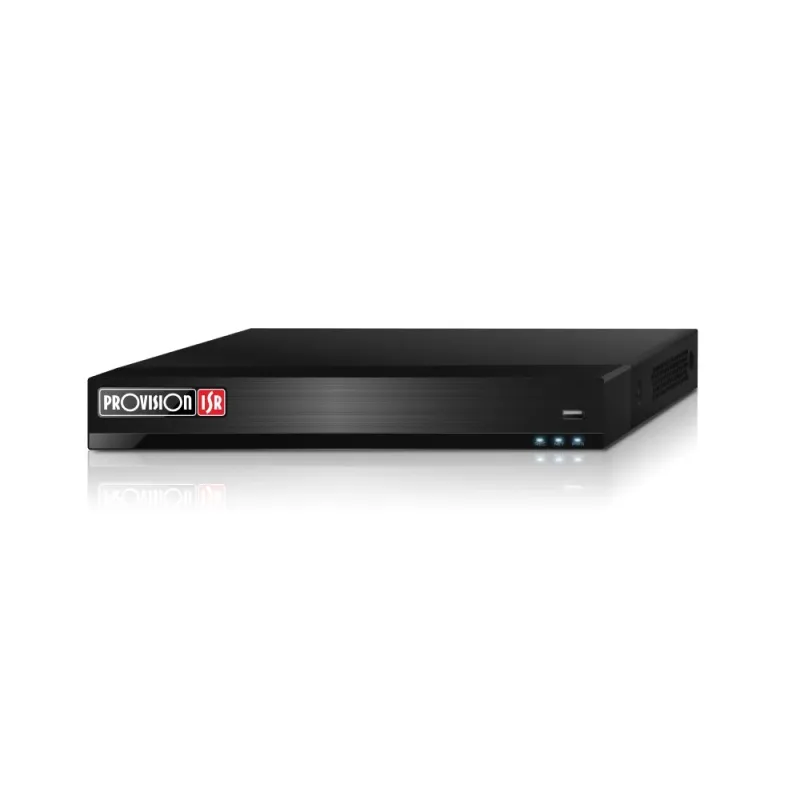 IP-відеореєстратор 16-канальний з PoE Provision-ISR NVR12-16400PFAN(1U) з розпізнаванням облич для систем відеоспостереження