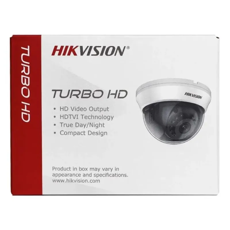 HD-TVI відеокамера 5 Мп Hikvision DS-2CE56H0T-IRMMF (C) (3.6 мм) для системи відеонагляду
