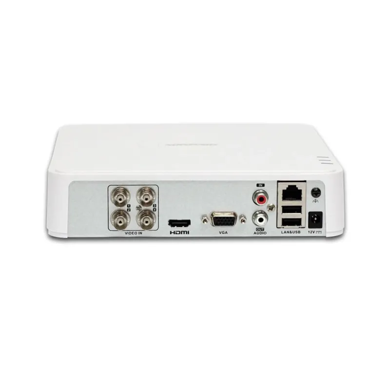 HD-TVI відеореєстратор 4-канальний Hikvision iDS-7104HQHI-M1/S(E) з підтримкою відеоаналітики для системи відеоспостереження