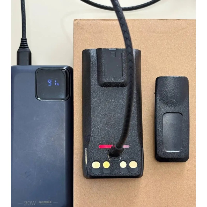 Акумулятор Motorola з USB type-c посилений PMNN4808A для цифрових рацій Motorola R7/R7a
