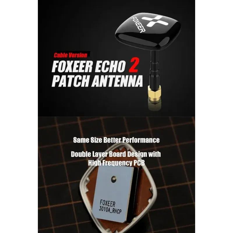 Патч-антенна Foxeer Echo V2 5.8G RHCP SMA 9dBi