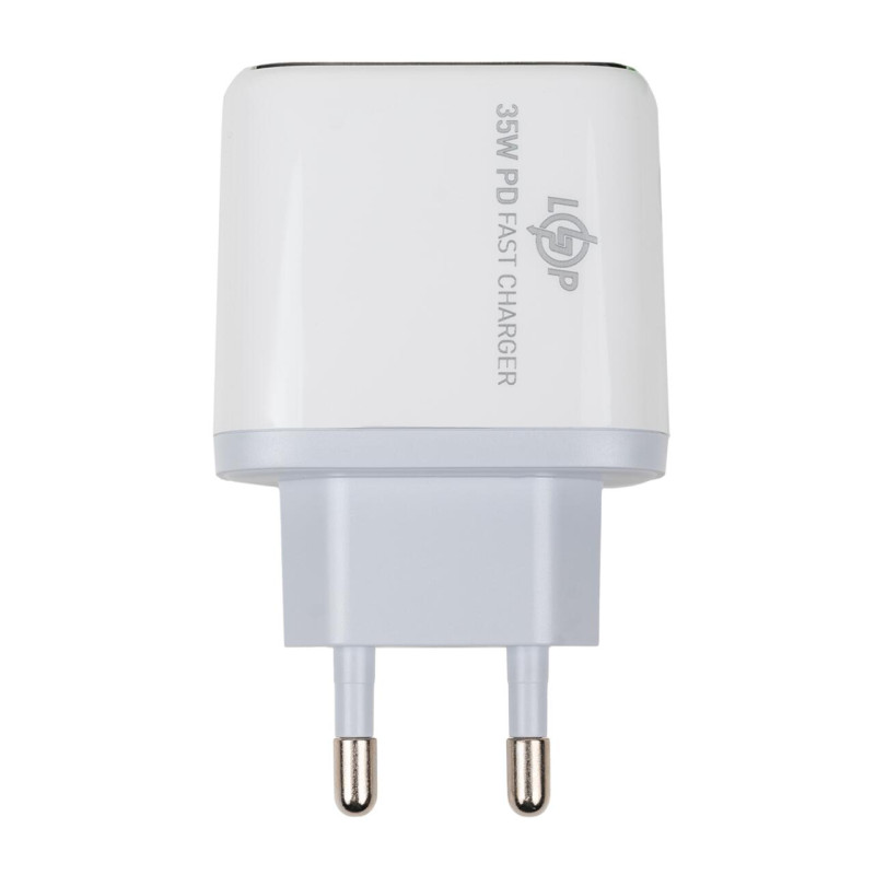 Зарядка для телефону LP 35W (Type-C + Type-C) PD + кабель (Type C to Lightning) 35WCH