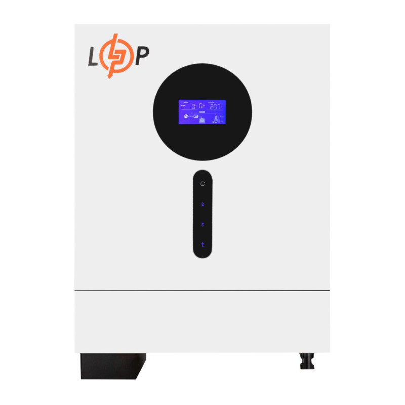 Гібридний сонячний інвертор (ДБЖ) LPW-VM II Elite 6000VA (6000Вт) 48V 120A MPPT 60-450V ON-OFF GRID