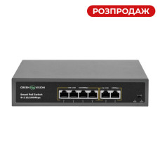 Комутатор мережевий POE GV-006-D-04+2P