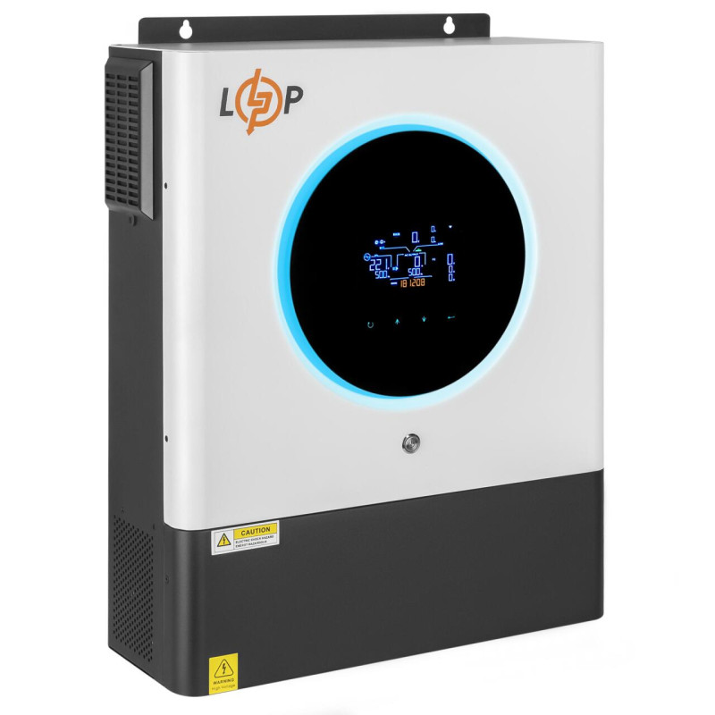 Гібридний сонячний інвертор (ДБЖ) LPW-MAXII-8000VA (8000Вт) MPPT 150A OFF GRID