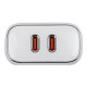 Зарядка для телефону LP 35W (Type-C + Type-C) PD + кабель (Type C to Lightning) 35WCH