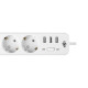 Мережевий фільтр PREMIUM LP-X3 USB 2 м White (2200 Вт)