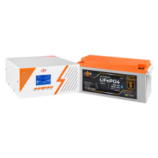 Комплект резервного живлення LogicPower B1500 White + літієва (LiFePO4) батарея 2560Wh