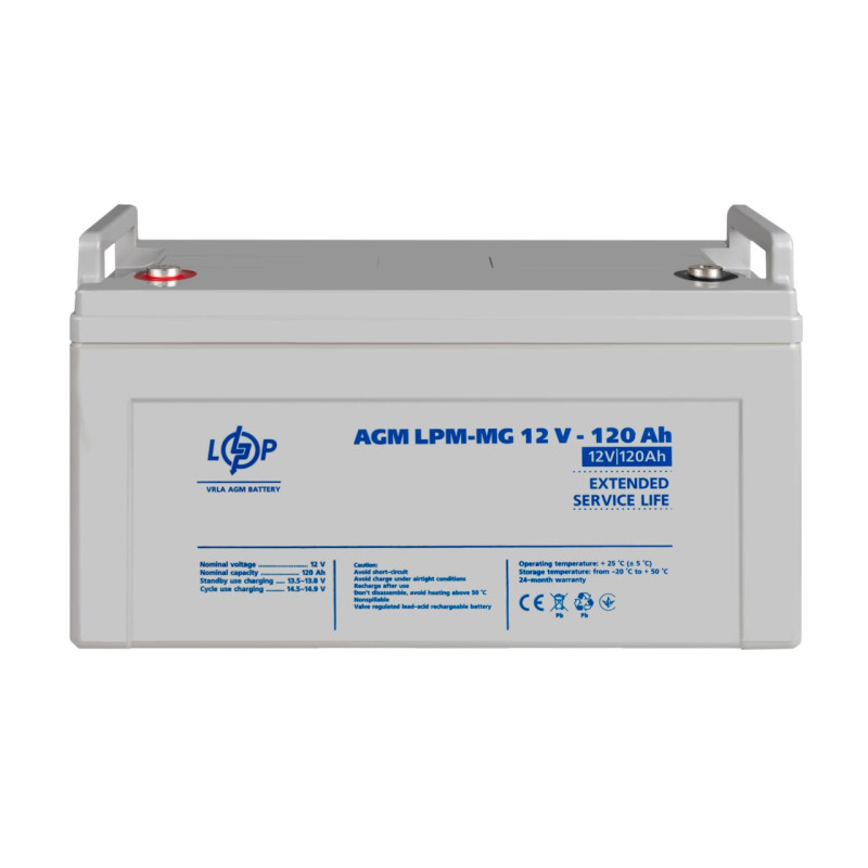 Акумулятор мультигелевий LPM-MG 12V - 120 Ah