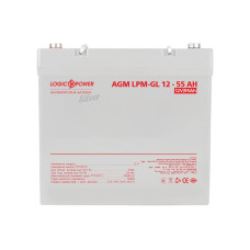 Акумулятор гелевий LP-GL 12V - 55 Ah Silver