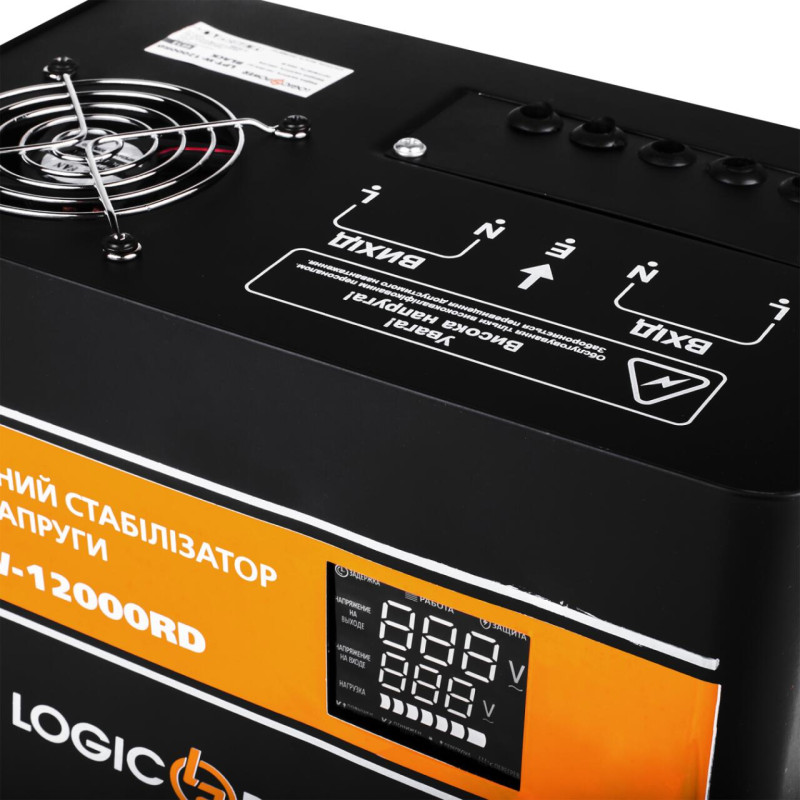 Стабілізатор напруги LPT-W-12000RD BLACK (8400W)