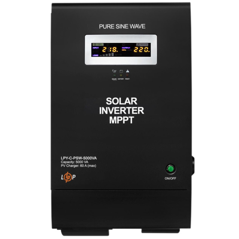 Сонячний інвертор (ДБЖ) LogicPower LPY-C-PSW-5000VA (3500W) MPPT48V