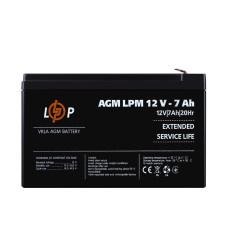 Акумулятор AGM LPM 12V - 7 Ah Уцінка 04.2025