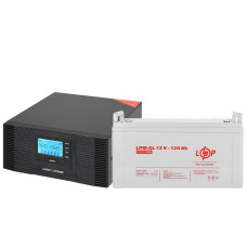 Комплект резервного живлення LP (LogicPower) ДБЖ + гелева батарея (UPS B1500 + АКБ GL 1440W)