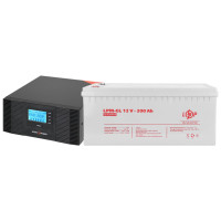 Комплект резервного живлення LP (LogicPower) ДБЖ + гелева батарея (UPS B1500 + АКБ GL 2400W)