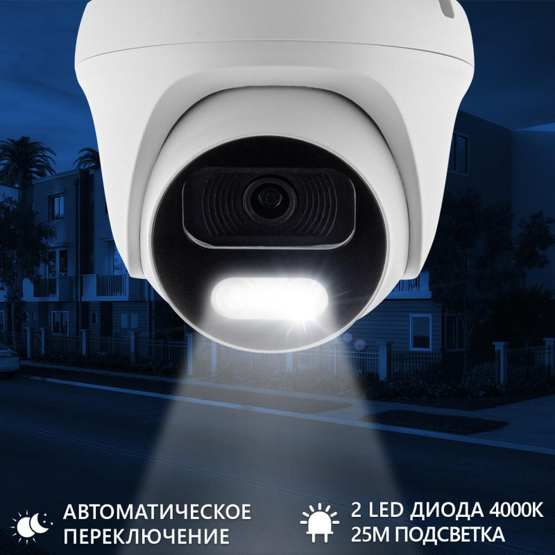 Антивандальна IP камера GV-107-IP-E-DOS50-25 POE 5MP