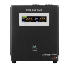 ДБЖ з правильною синусоїдою 12V LPY-W-PSW-1000VA+(700Вт)10A/20A