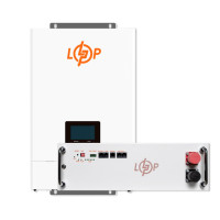 Комплект резервного живлення LogicPower ДБЖ W6000 + літієва (LiFePO4) батарея 5120 Вт/год (37760+37541 100 Ah)