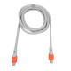 Кабель (шнур) LP USB Type-C to USB Type-C 2.4A 100W зі швидкою зарядкою (PD) 2м C1001MC