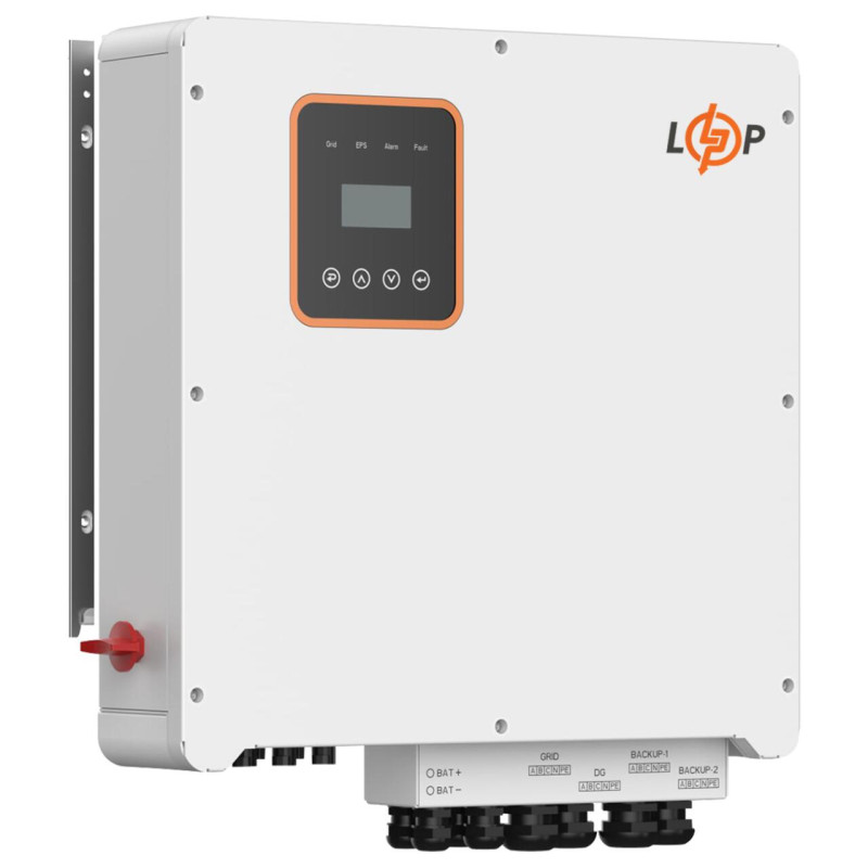 Гібридний трифазний інвертор LP LPW-15KW3-G-HV 40A MPPT 180-850A ON-OFF GRID with WiFi