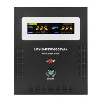 ДБЖ з правильною синусоїдою 48V LPY-B-PSW-6000VA+(4200Вт)10A/20A