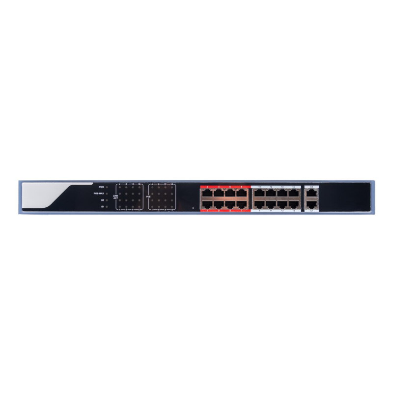 Комутатор мережевий POE GV-019-AI-16+2PG