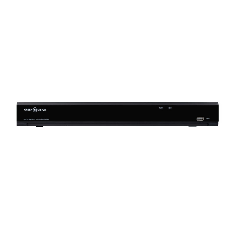 IP відеореєстратор 16-канальний 12MP NVR GreenVision GV-N-I017/16 12MP 12MP (V2)