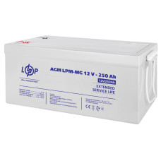 Акумулятор мультигелевий LPM-MG 12V - 250 Ah Уцінка 10.2024