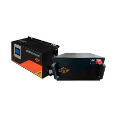 Комплект резервного живлення LP(LogicPower) ДБЖ + літієва (LiFePO4) батарея (UPS W12000 + АКБ LiFePO4 11776W)