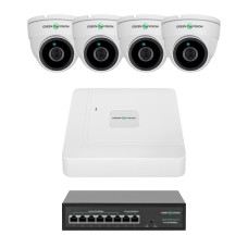Комплект відеоспостереження на 4 камери GV-IP-K-W98/4 4MP