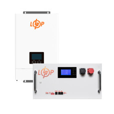 Комплект резервного живлення LogicPower ДБЖ W6000 + літієва (LiFePO4) батарея 11776 Вт/год (37760+37730 230 Ah)
