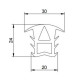Ущільнювач для сонячних панелей (30*24*20 мм), EPDM