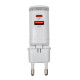 Зарядка для телефона LP 25W (Type-C+USB) QC3.0 PD + кабель (Type-C to Type-C) 25WCH
