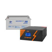 Комплект резервного живлення LP (LogicPower) ДБЖ + мультигелева батарея (UPS B1500 + АКБ MG 1800Wh)