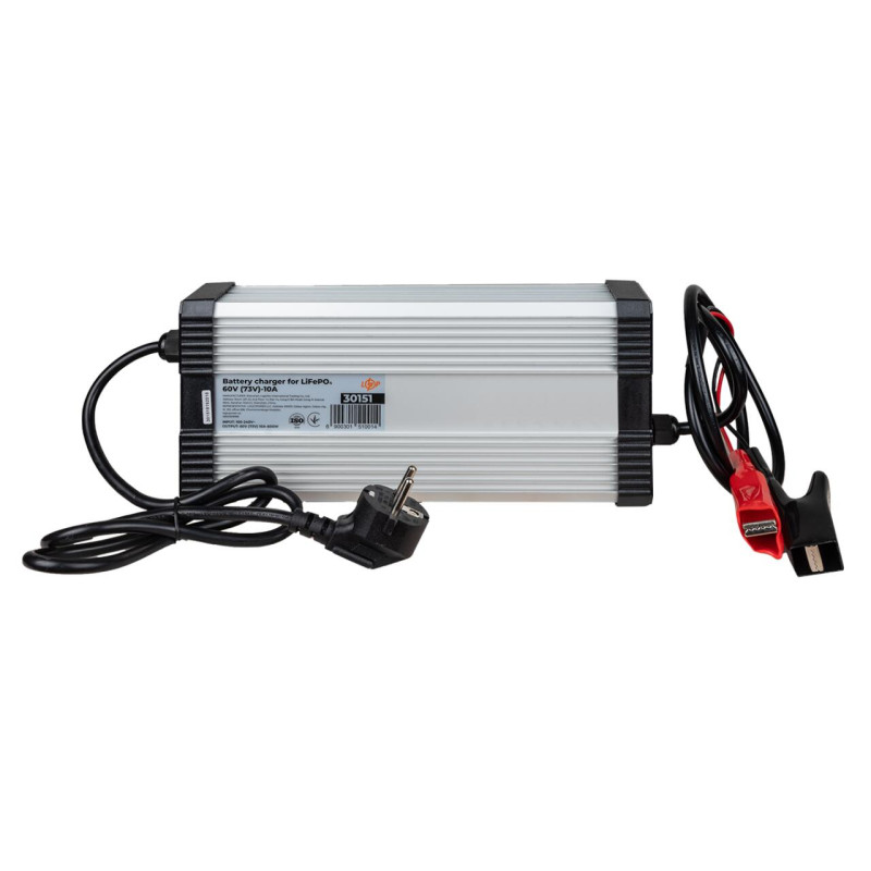 Зарядний пристрій для акумуляторів LiFePO4 60V (73V)-10A-600W