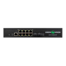 Комутатор мережевий POE GV-019-M-08G+SFP