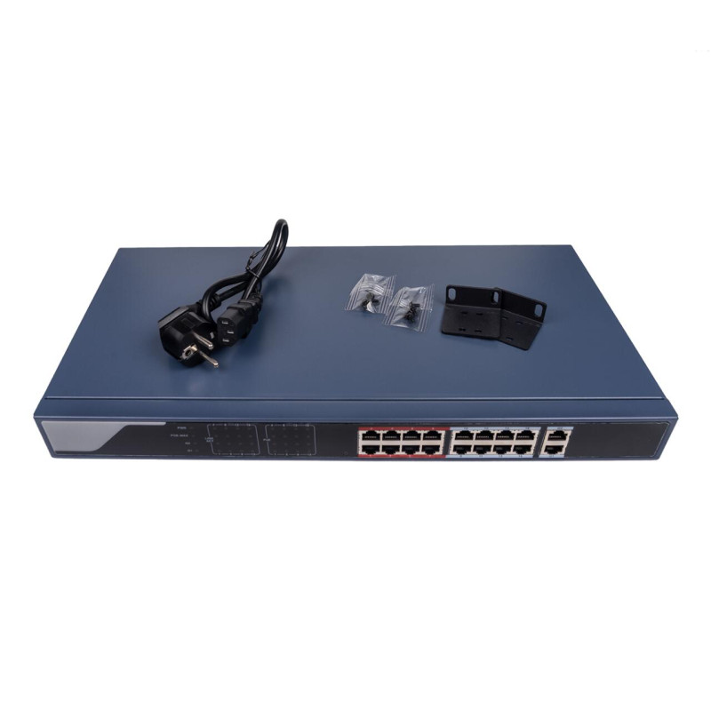Комутатор мережевий POE GV-019-AI-16+2PG