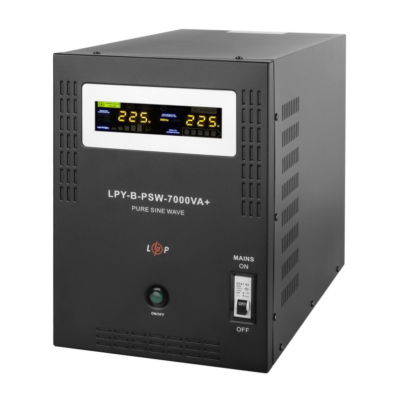 ДБЖ з правильною синусоїдою 48V LPY-B-PSW-7000VA+(5000Вт)10A/20A Уцінка