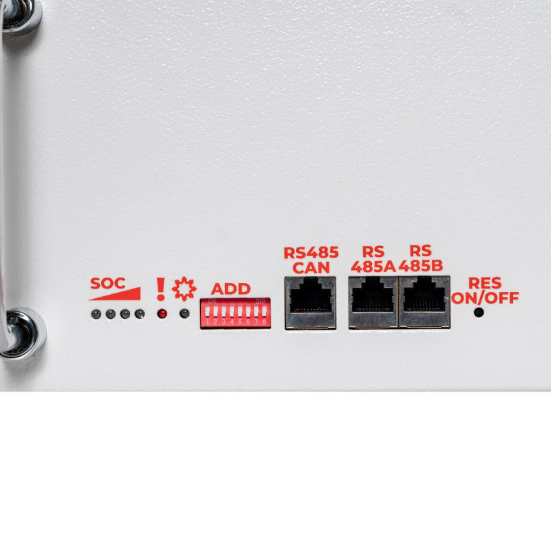 Акумулятор LP LiFePO4 51,2V - 100 Ah (5120Wh) (BMS SP 100A/50А) RM RS485/CAN WH