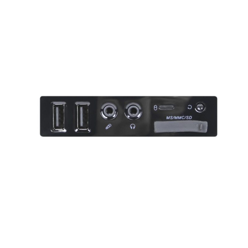 Корпус LP S607 BK 400W Slim 2хUSB 2.0