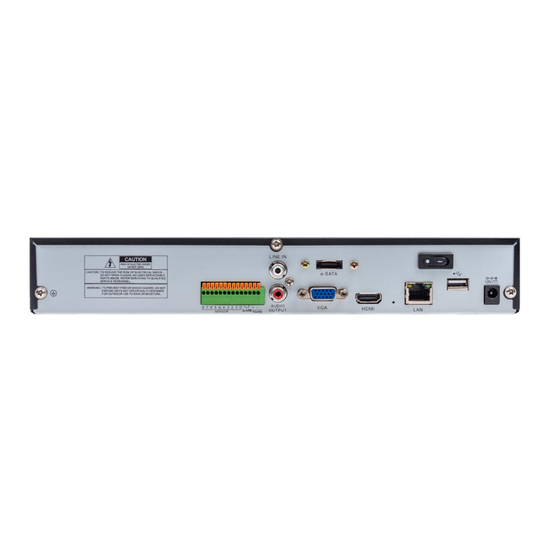 IP відеореєстратор 16-канальний 12MP NVR GreenVision GV-N-I017/16 (A)