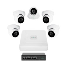 Комплект відеоспостереження на 5 камер GV-IP-K-W82/05 5MP