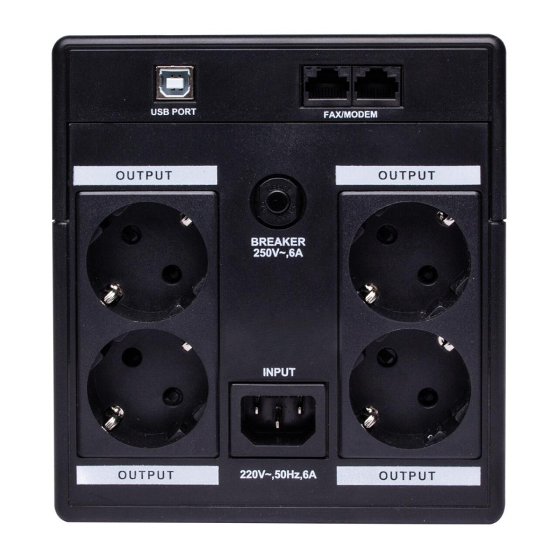 Лінійно-інтерактивне ДБЖ LPM-U1100VA-P (770Вт)