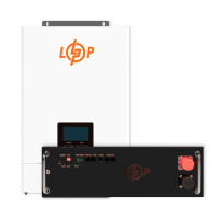 Комплект резервного живлення LogicPower ДБЖ W6000 + літієва (LiFePO4) батарея 5120 Вт/год (37760+38129 100 Ah)