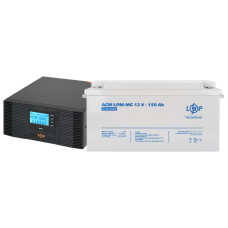 Комплект резервного живлення LP (LogicPower) ДБЖ + мультигелева батарея (UPS B1500 + АКБ MG 1800W)