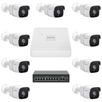 Комплект відеоспостереження на 9 камер GV-IP-K-W78/09 5MP