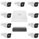 Комплект відеоспостереження на 9 камер GV-IP-K-W78/09 5MP