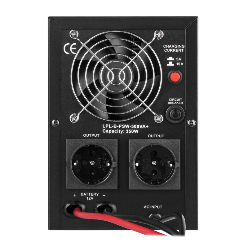ДБЖ LP LPL-B-PSW-500VA+ (350Вт) 5A/15A з правильною синусоїдою 12V