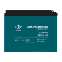 Тяговий свинцево-кислотний AGM акумулятор LP 6-DZM-50 Ah
